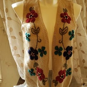 Flowered vest